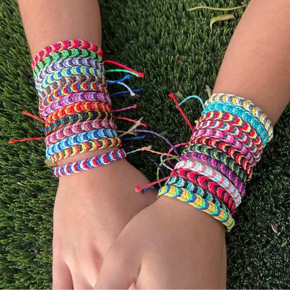 NWT Colorful Collection Braided Adjustable Bracelets - Picture 4 of 10